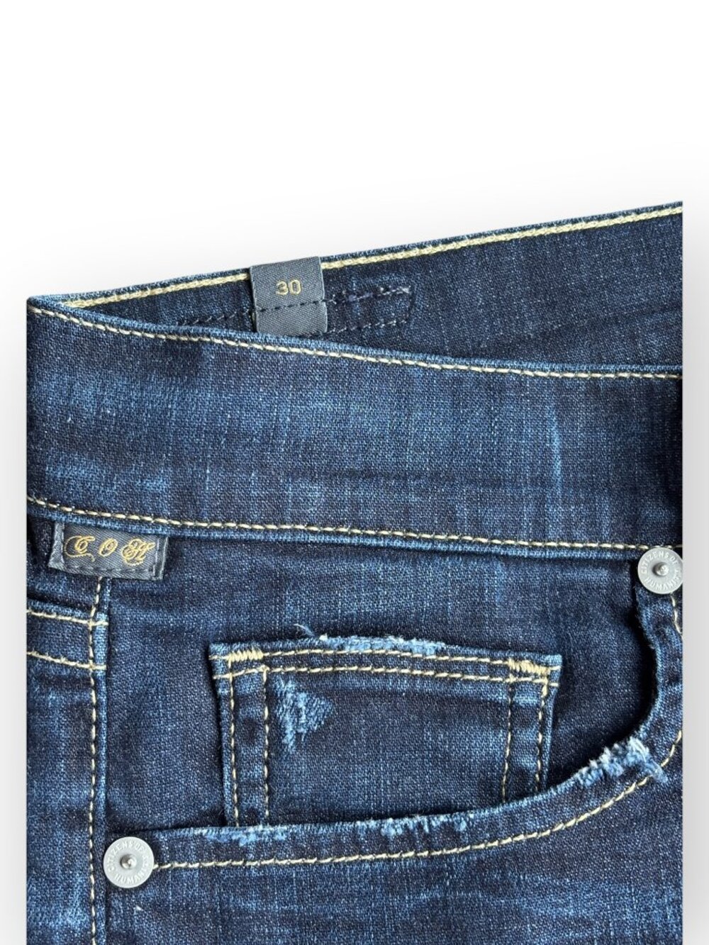 Citizens of Humanity Kelly Low Rise Bootcut Jeans Dark Wash Size 30 - Picture 4 of 14